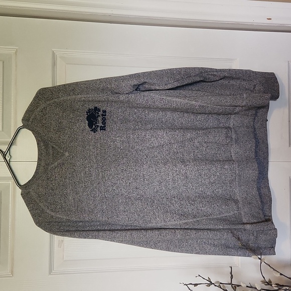 Roots Tops - Unisex Grey Roots Crewneck - Size  XL